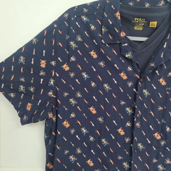 Bundle polo Ralph lauren top and Goodfellow button-down shirt, large - Picture 10 of 12